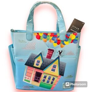 Loungefly Disney Pixar Up Carl & Ellie House Tote Bag